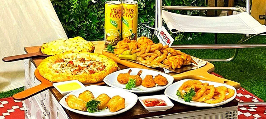 酸菜魚、雞爪、炸雞、甜品、披薩……搶占露營新場景，不負(fù)春游好“食”光